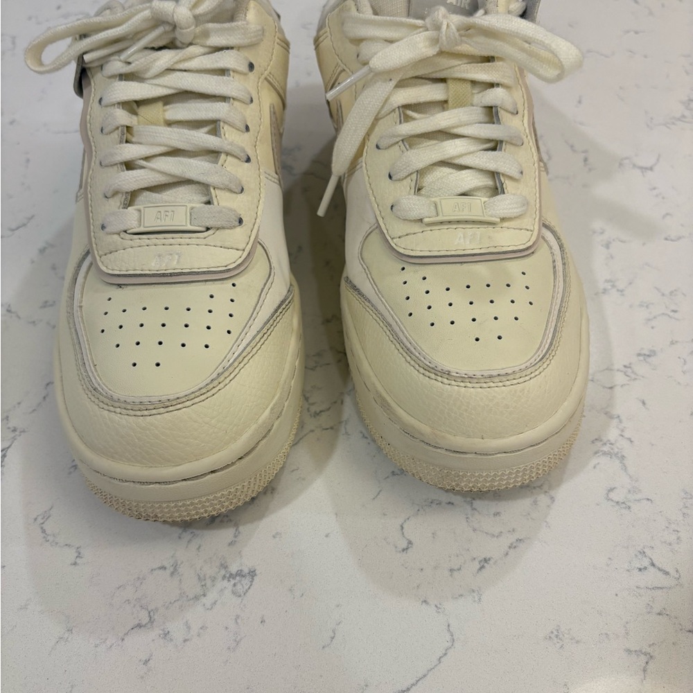 Nike Air Force 1 Shadow Women’s Sneakers – Cream / Neutral – Size 8.5 - Picture 4 of 15